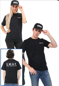 MENS BOYS SWAT T-SHIRTS POLICE MILITARY COPS WEAPONS & TACTICS COMBAT TOPS S-XXL - Picture 1 of 2