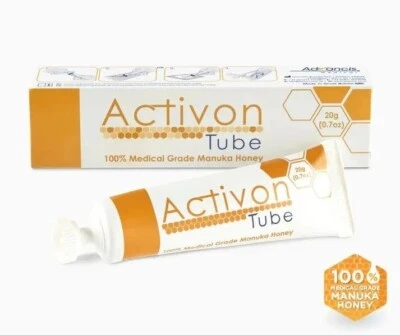 Activon Manuka Honig Verband Tube 20g | Vertrauenswürdige britische Apotheke SCHNELLE & KOSTENLOSE UK-Lieferung