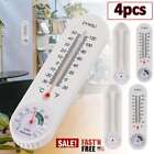 4PCS Wall-Mount Thermometer Indoor Outdoor Garden Greenhouse Home Humidity Meter