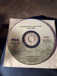 Wireless Optical Mouse, micro innovations, Installation Disc, PD950P - Picture 1 of 1