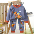 Cartoon Dinosaur Cotton lightweight comfy long sleeve set cloth for 3Y to 8Y old