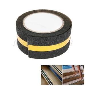 Anti Slip Non Skid Tape Outdoor Floor Stair Treads Yellow Reflective Safety 5M - Picture 1 of 10