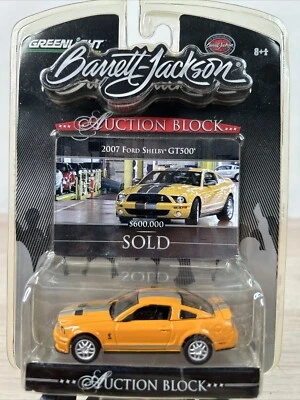GREENLIGHT - BARRETT-JACKSON - AUCTION BLOCK  2007 SHELBY GT-500 MUSTANG 1/64 - Image 1 of 3