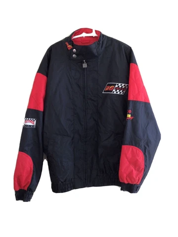 ERNIE IRVINE ROBERT YATES RACING JACKET SZ L NUTMEG Cover