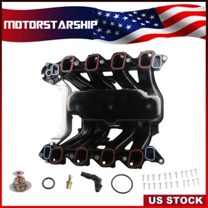 Upper Intake Manifold w/ Gasket Kit for Ford E150 E250 E350 E450 9C2Z9424AA New - Foto 1 di 6