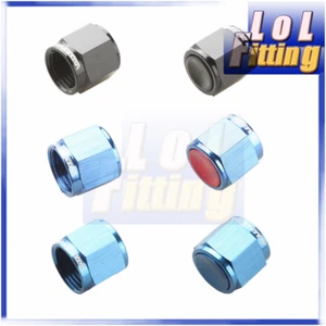 3 AN 4 AN 6 AN 8 AN 10 AN 12 AN Female Flare Cap Block Off Fitting Aluminum - Picture 1 of 21