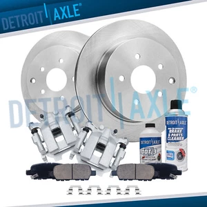 Rear Disc Rotors Calipers Brake Pads for Pathfinder Murano M37 M56 Q50 Q60 Q70 - Picture 1 of 7