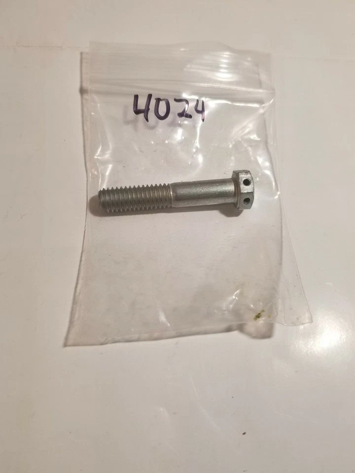 Nuevo de Lote Antiguo Harley Davidson 4024 Perno 3/8"-16 x 2" Cabeza Hexagonal Grado 5 Agujero de Cable Seguro Cantidad1 Foto 1 de 1