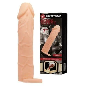 + 7cm XXL Penisverlängerung Penis Sleeve Penishülle Extender 17cmx3,5cm - Bild 1 von 3