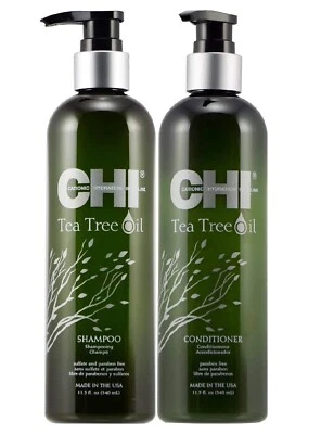 Chi Tea Tree Shampoo & Conditioner 92% Natural Paraben Free (11 oz Set) - Image 1 of 4