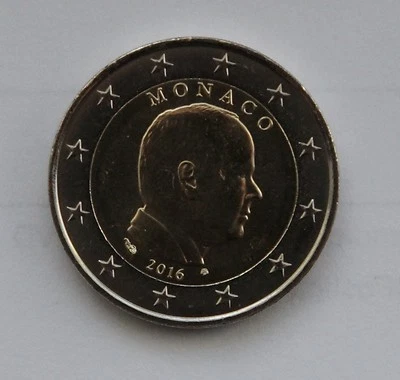 MONACO - 2 € Euro circulation coin  2016 Albert  - Image 1 of 2
