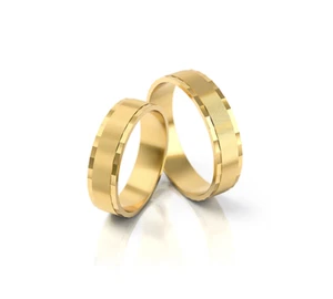Stelmach 23 Trauringe Gold 333–750 | 5 mm | ohne Steine | Gravur inkl. - Bild 1 von 1