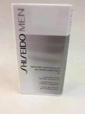 Kit esencial para el cuidado de la piel Shiseido para hombre. Espuma limpiadora, loción hidratante, Revitali Foto 1 de 2