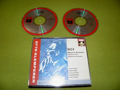 Bach - Mass In B Minor - Otto Klemperer - 2xCD EX Full Silver No IFPI Remastered - Image 1 of 2