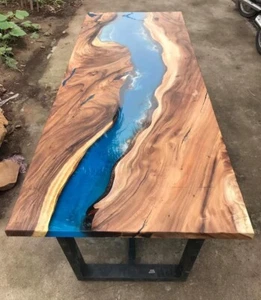 Made To Order Occean River Style Conference Meeting Desk Top Modern Coffee Table - Picture 1 of 8