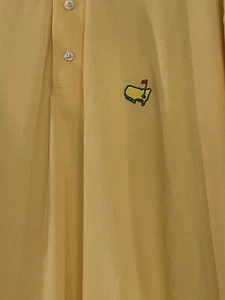 Augusta National Golf Shop Slazenger Men XL Yellow Short Sleeve Polo~MINT~ - Picture 1 of 7