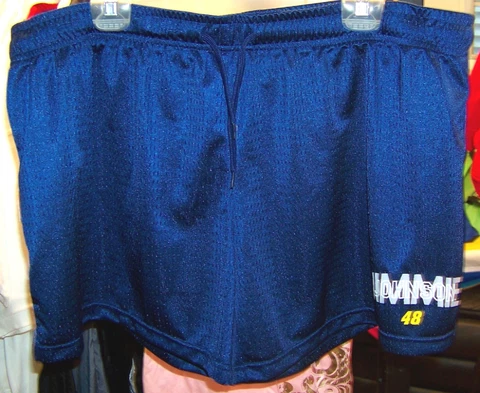 VINTAGE CHASE #48 JIMMIE JOHNSON WOMENS LADIES POLYESTER MESH GYM SHORTS 2XL XXL Cover