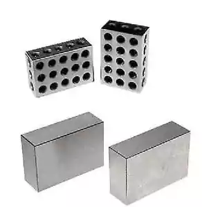 TWO PAIR 1-2-3" BLOCK ULTRA PRECISION NO HOLE AND 23 HOLES - Picture 1 of 1