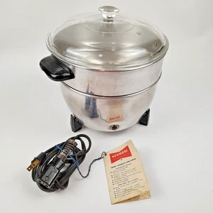 Vintage Sears Kenmore elektrischer Popcorn-Popper/Lebensmittelaufwärmung 4 Quart Glasdeckel funktioniert - Bild 1 von 24