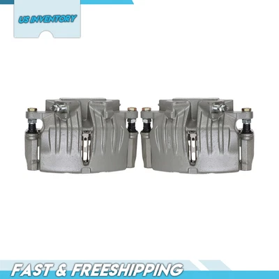 Front Brake Calipers w/Brackets for Rainier SSR Trailblazer EXT GMC Envoy XL XUV - Image 1 of 4