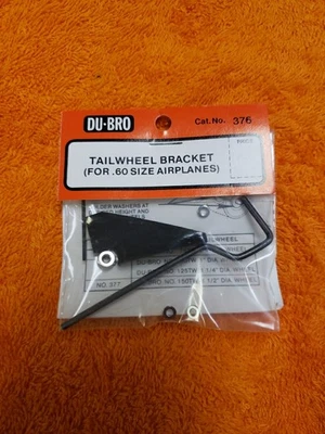 Du-Bro products - Tailwheel Bracket For 60 Size Airplanes - Part No 376 - New - Image 1 of 4