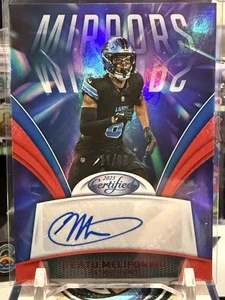 Espejo firmado Ifeatu Melifonwu 2025 Panini certificado rojo/99 Auto Lions TZ - Imagen 1 de 2