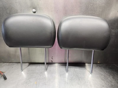 03-09 Trailblazer GM reposacabezas delantero izquierdo y derecho cuero negro par OEM 88979706 Foto 1 de 4