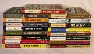 Agatha Christie Hercule Poirot Book Lot Trade Paper Back (17) - Picture 1 of 19