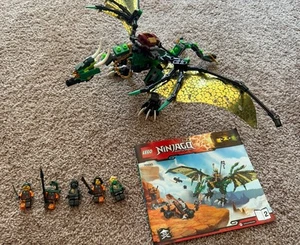 LEGO NINJAGO: El Dragón Verde NRG 70593 (Solo el Dragón y Minifiguras) con Manual - Imagen 1 de 5