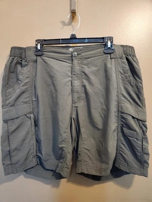 Pantalones Cortos Para Hombres Coleman Verde Caqui Senderismo Camping Pesca Carga Talla XL 40-42 Foto 1 de 4