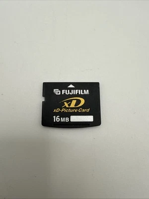 XD Picture Card 16MB Fujifilm xd Picture Card For Fujifilm Or Olympus Cameras - Image 1 of 2