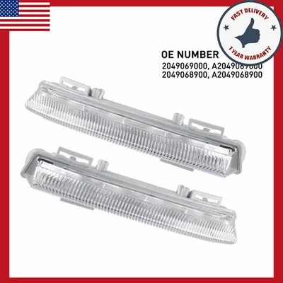 Luz antiniebla LED DRL apta para Mercedes Benz W212 W204 C250 C207 Foto 1 de 4