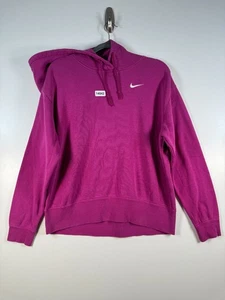 Nike Sportswear Damen Swoosh Logo Fleece Sweatshirt Hoodie Lila Größe Small - Bild 1 von 9