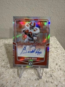 2024 Panini Optic Gerald Riggs Silver Holo Signature Series Auto - Bild 1 von 2