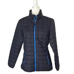 Cutter & Buck Rainier Packable Jacket Women's L | Navy Blue | w/ Corp Logo - Picture 1 of 18