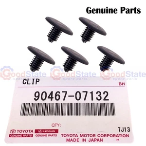 Genuine LandCruiser 80 Series Fender Guard Apron Cover Seal Clip x5 - Picture 1 of 3
