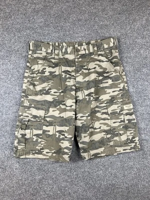 Wrangler Camo Cargo Shorts Mens 34 Woodland Duck Baggy Y2K Grunge - Image 1 of 4