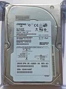 36.4 GB Compaq BD0366349C 10K RPM Wide Ultra3 SCSI 80pin 8MB 3.5 " Hard Drive - Picture 1 of 1