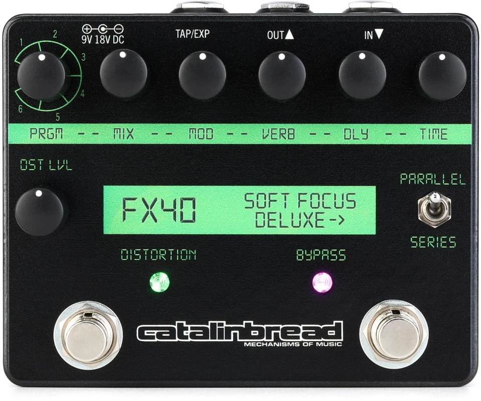Catalinbread Soft Focus Deluxe Multi-effects Pedal - Black - Image 1 of 1