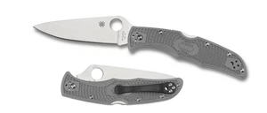 Spyderco Knives Endura 4 Lockback Gray VG-10 C10FPGY Stainless Pocket Knife - Picture 1 of 4