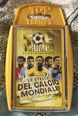 Winning Moves - Top Trumps - Le Stelle del Calcio Mondiale - NUOVO - Immagine 1 di 2