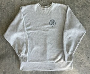 VINTAGE UCONN SWEATSHIRT PULLOVER SCHOOL OF LAW CHAMPION REVERSE WEAVE MENS XL - Picture 1 of 7