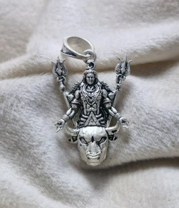 Lord Shiva Pendant in 925 Sterling Silver Hallmark Certified, Religious Gift - Picture 1 of 7
