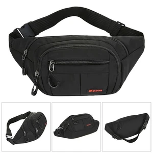 Oxford Cloth Waist Bags Waterproof Crossbody Bag Portable Chest Bag Outdoor - Picture 1 of 13