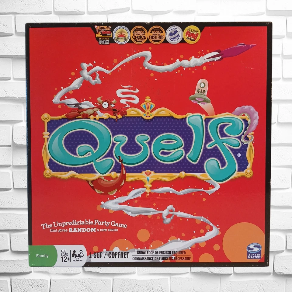 Quelf, Party Game by Spin Master 3-8 Players, Winner of Several Awards,  Age 12+ - Image 1 of 4