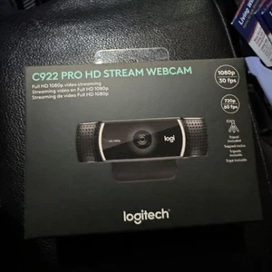 Kamera internetowa Logitech C922 Pro HD Stream, statyw w zestawie, NOWA/NIGDY NIE OTWIERANA - Zdjęcie 1 z 5