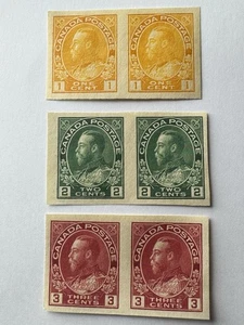 Canada Scott #136-138 Mint Lightly Hinged Pair Stamps Cat $174 - Picture 1 of 9