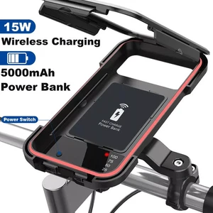 Support Téléphone Moto Étanche 20W Chargeur Rapide 15W Support Chargeur Sans Fil - Photo 1 sur 26