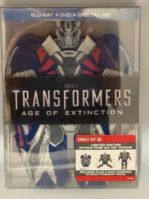 Tranformers Age of Extinction (Blu-ray+DVD) Limited Edition, Optimus Prime Case - Image 1 of 2