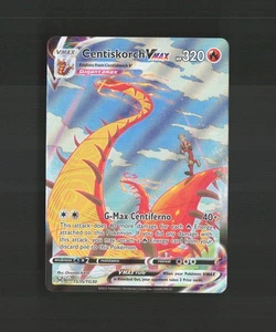 Tarjeta Pokémon holográfica ultra rara Centiskorch VMAX TG15/TG30 Lost Origin arte completo casi nueva - Imagen 1 de 10